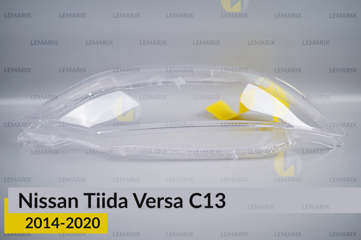 Стекло фары Nissan Tiida Versa C13 (2014-2020) правое