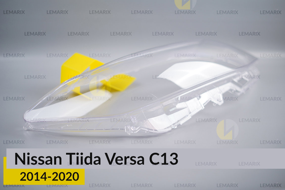 Стекло фары Nissan Tiida Versa C13 (2014-2020) правое