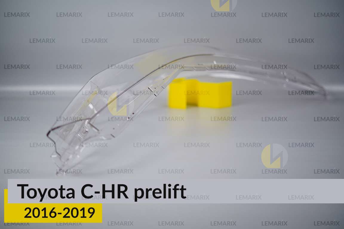Скло фари Toyota C-HR (2016-2019) дорест праве