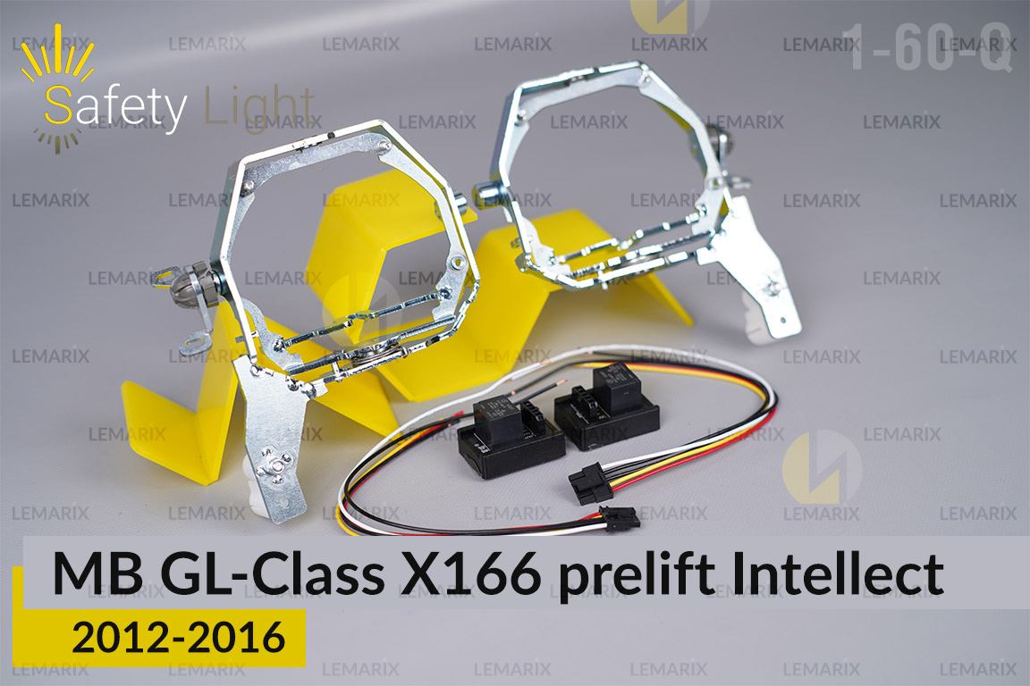 Перехідна рамка для Mercedes-Benz GL-Class X166 Intellect (2012-2016) дорест