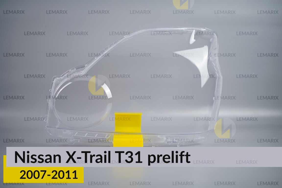 Скло фари Nissan X-Trail T31 (2007-2011) дорест ліве