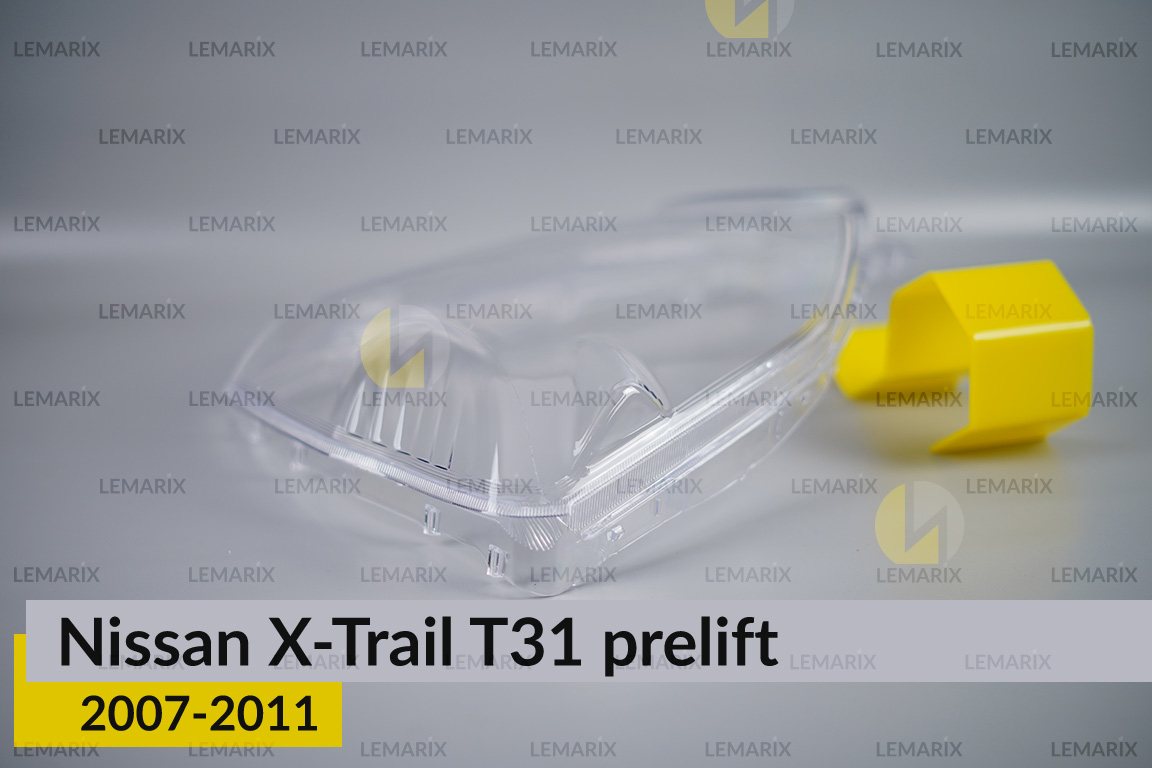 Скло фари Nissan X-Trail T31 (2007-2011) дорест ліве