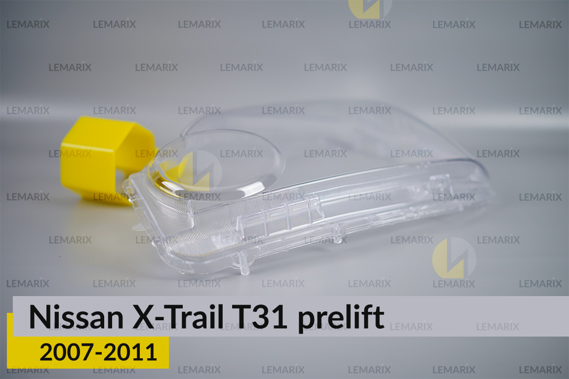 Скло фари Nissan X-Trail T31 (2007-2011) дорест ліве