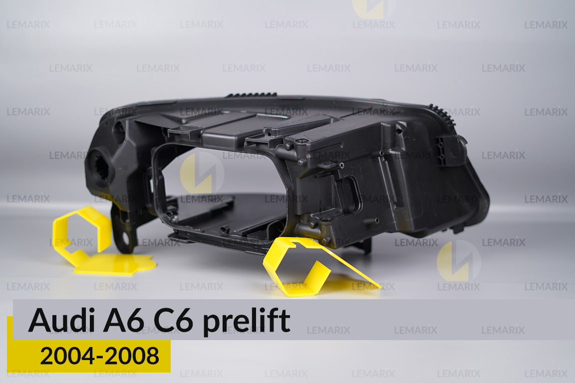 Корпус фары Audi A6 C6 (2004-2008) дорест левый