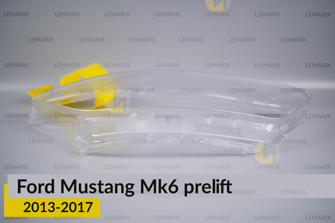 Стекло фары Ford Mustang Mk6 (2013-2017) дорест правое