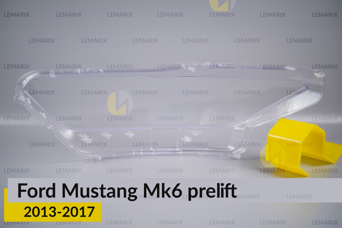Стекло фары Ford Mustang Mk6 (2013-2017) дорест правое