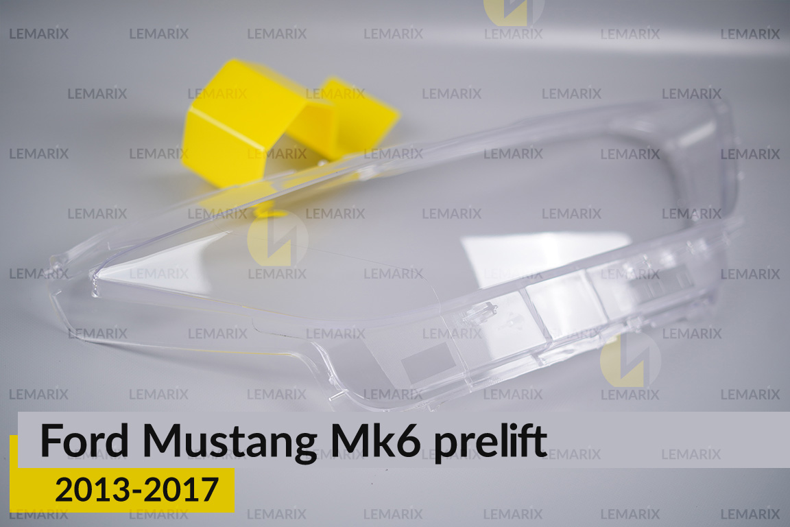Стекло фары Ford Mustang Mk6 (2013-2017) дорест правое