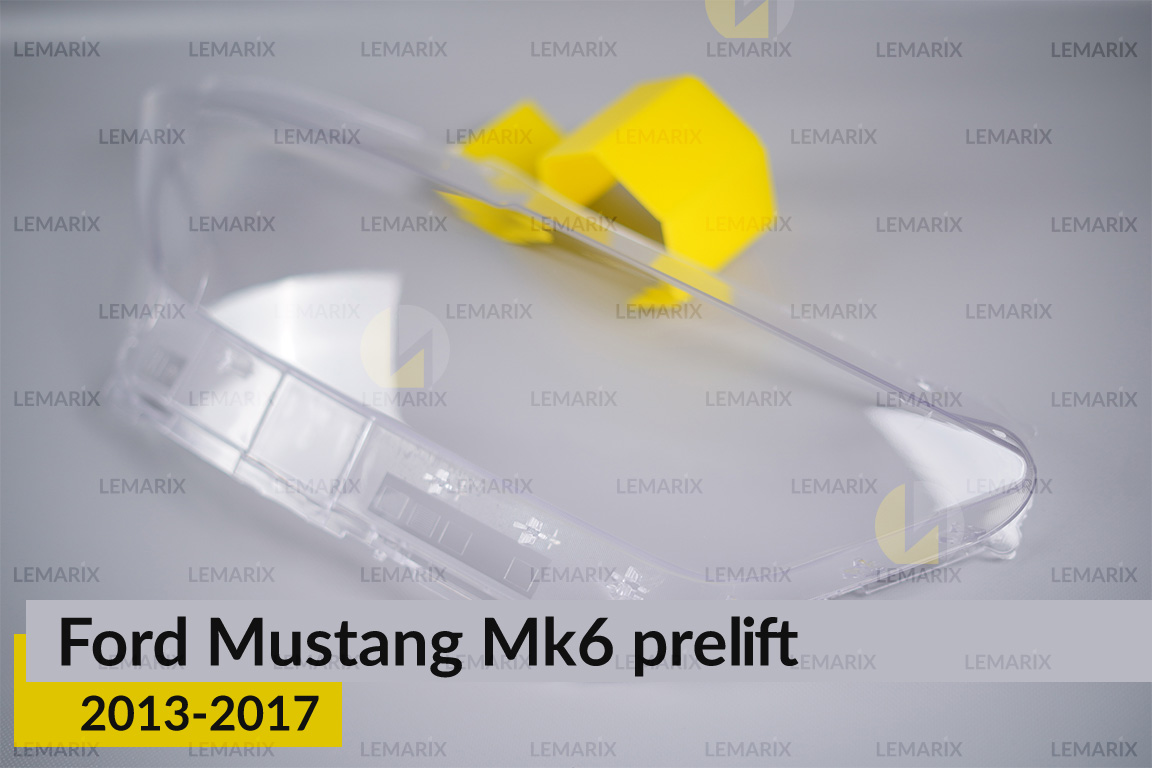 Стекло фары Ford Mustang Mk6 (2013-2017) дорест правое