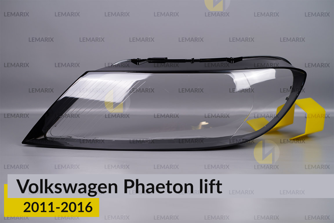 Стекло фары VW Volkswagen Phaeton (2011-2016) рест левое
