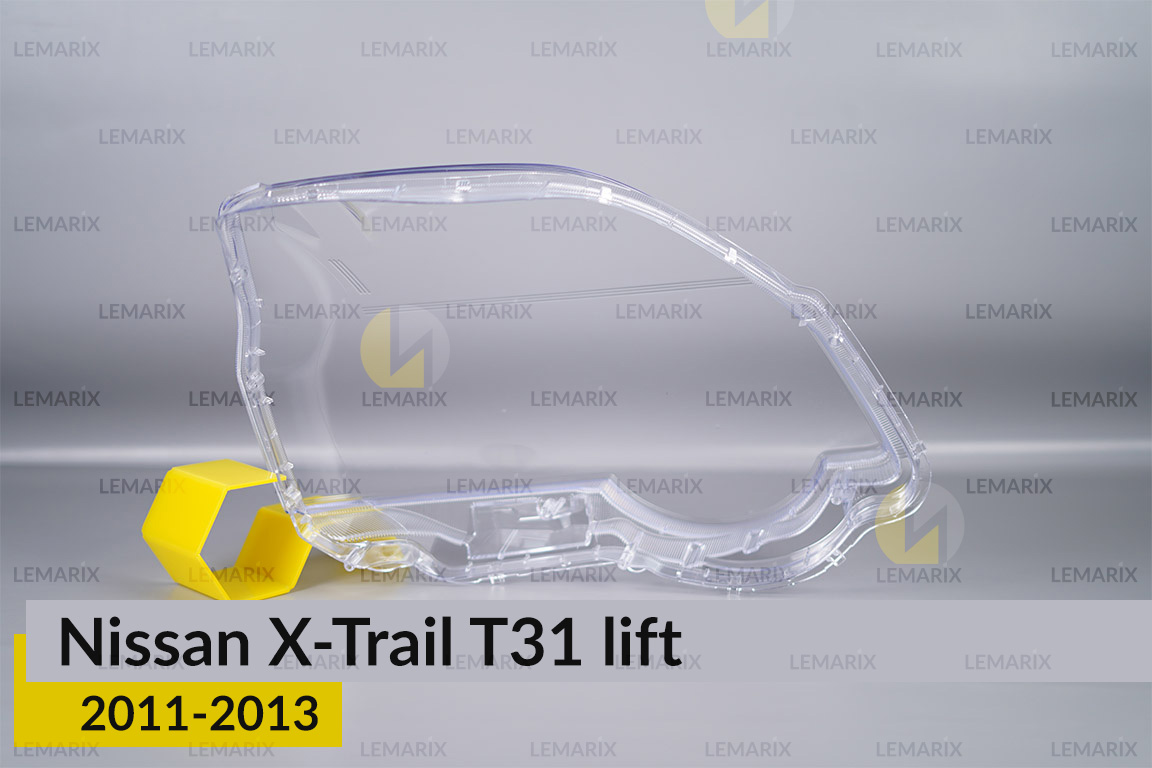 Стекло фары Nissan X-Trail T31 (2011-2013) рест левое