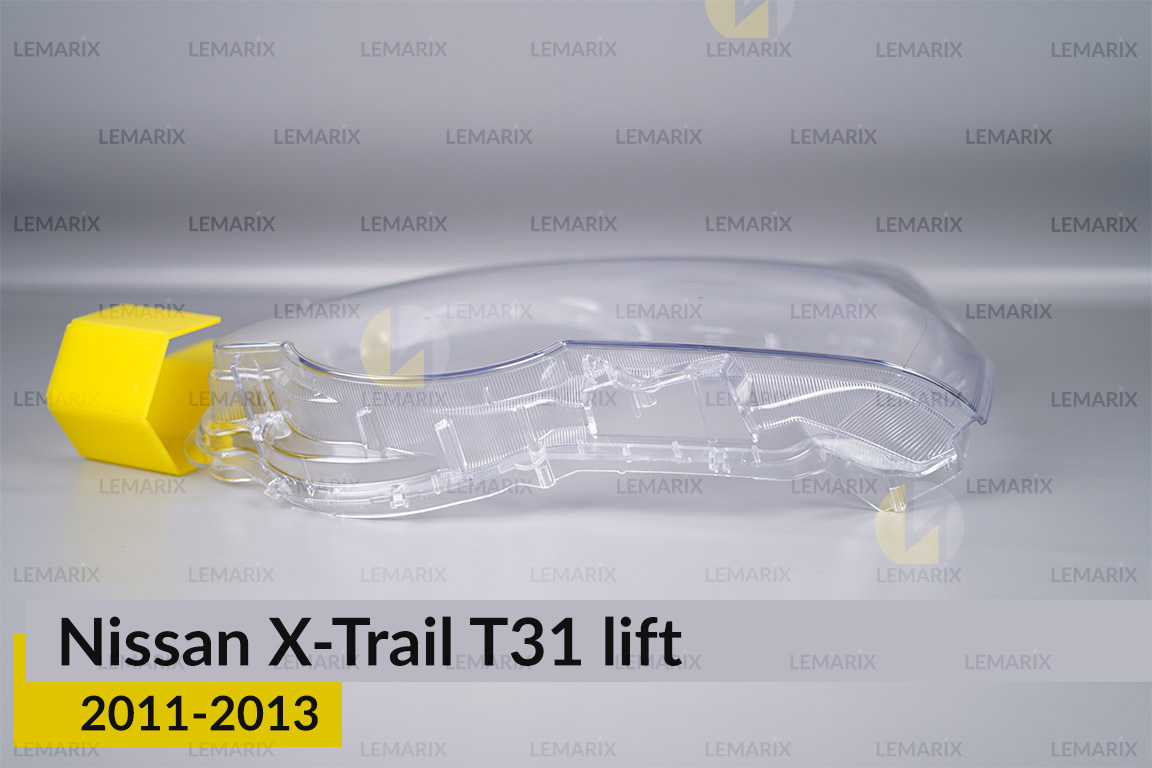 Стекло фары Nissan X-Trail T31 (2011-2013) рест левое