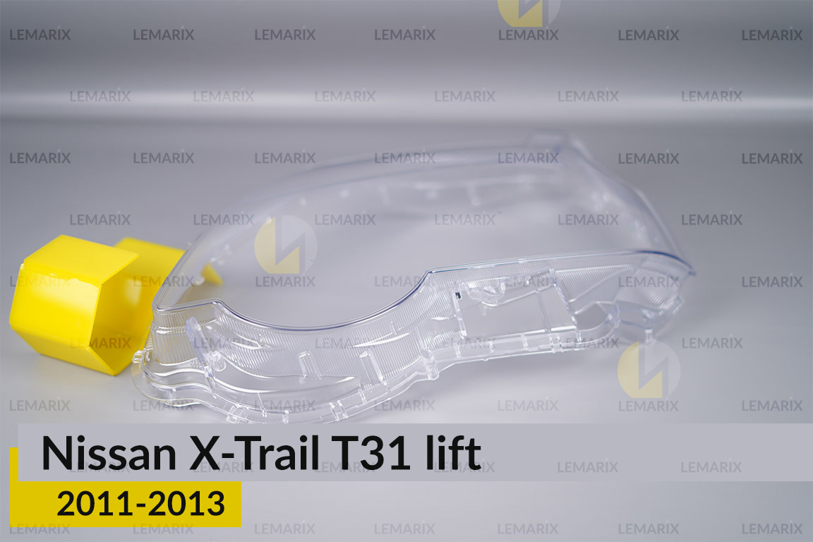 Стекло фары Nissan X-Trail T31 (2011-2013) рест левое