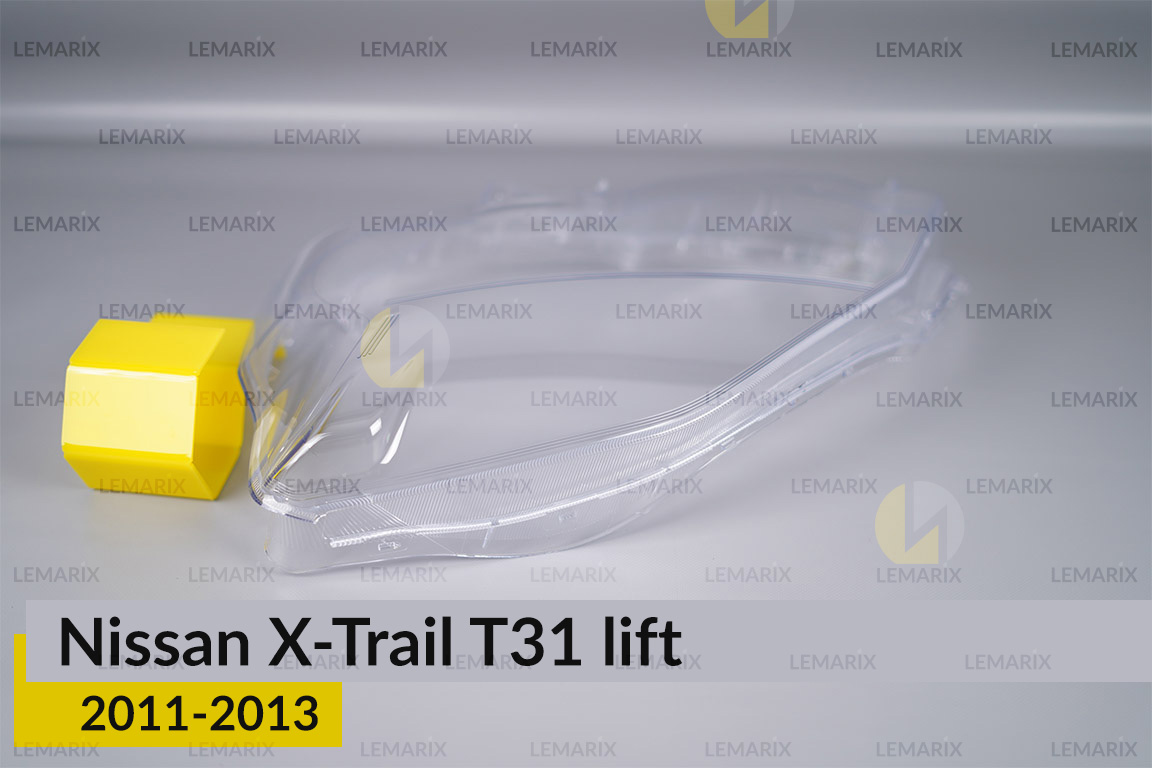 Стекло фары Nissan X-Trail T31 (2011-2013) рест левое