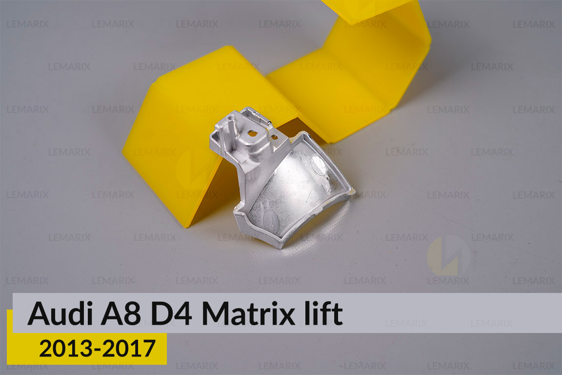 Хромированная маска отражателя 4 Audi A8 D4 Matrix (2013-2017) рест левая
