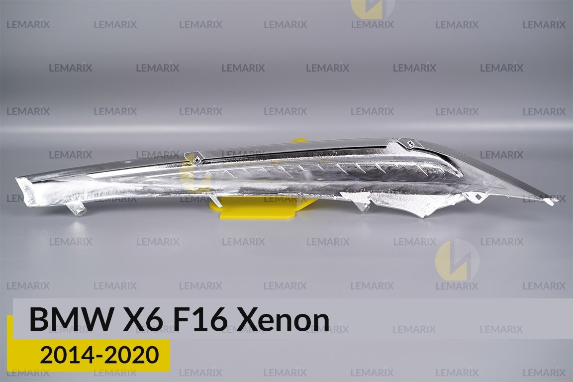 Хромована декоративна маска верхня BMW X6 F16 Xenon (2014-2020) ліва