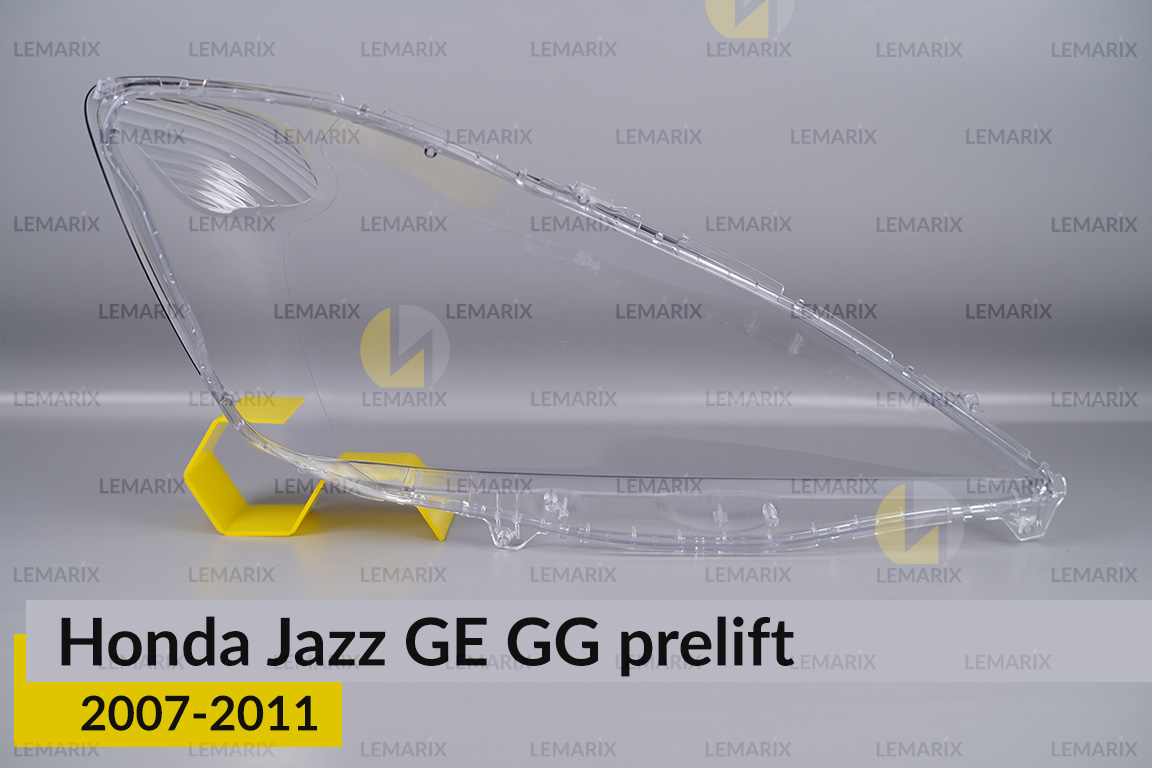Скло фари Honda Jazz GE GG (2007-2011) дорест ліве