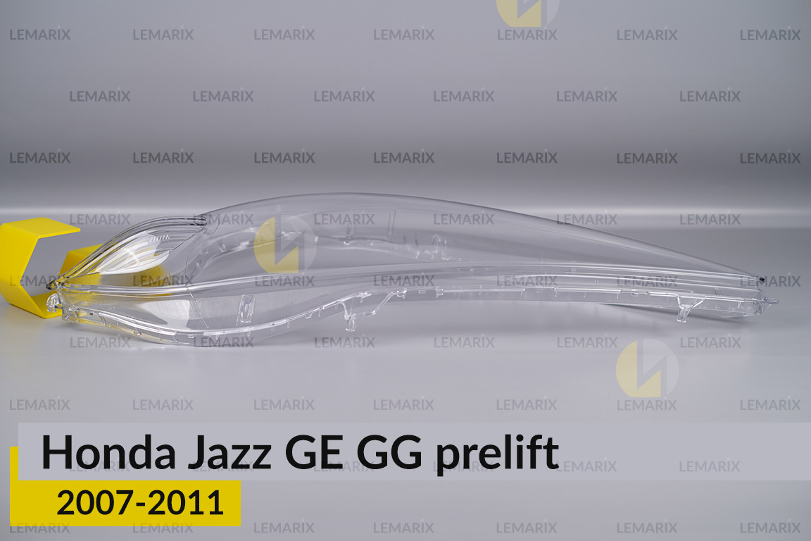 Скло фари Honda Jazz GE GG (2007-2011) дорест ліве