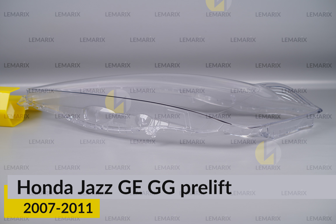 Скло фари Honda Jazz GE GG (2007-2011) дорест ліве