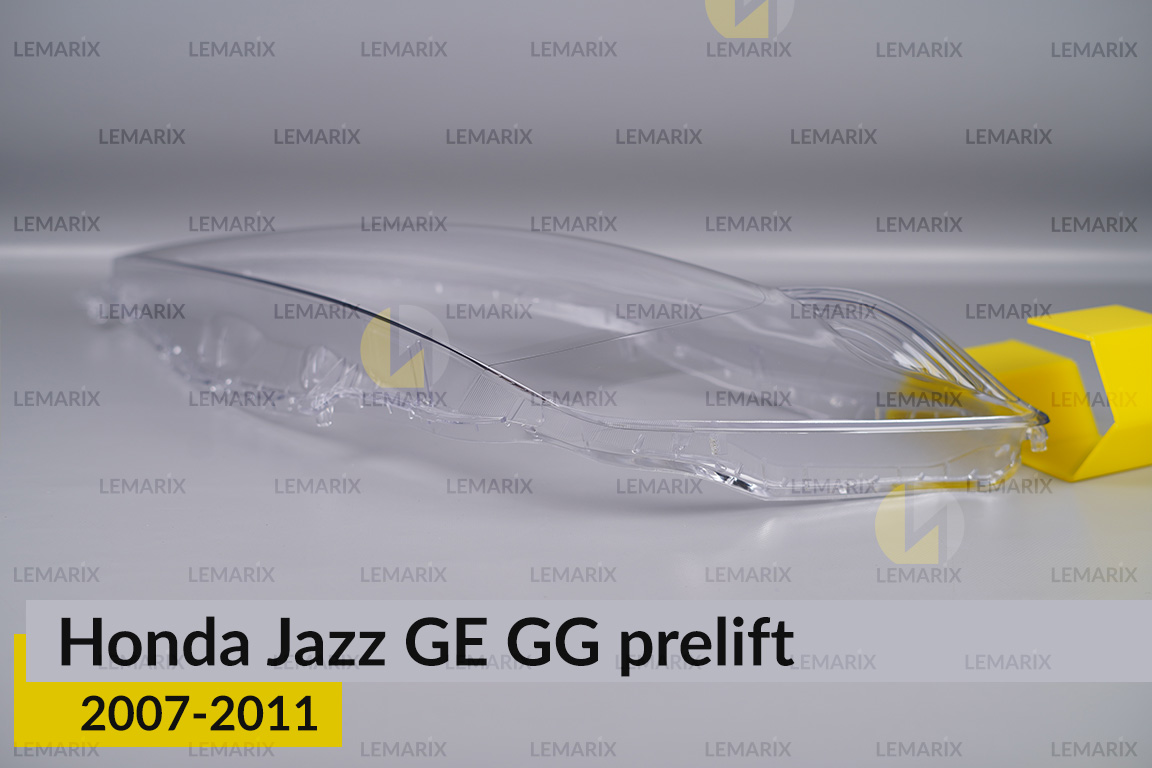 Скло фари Honda Jazz GE GG (2007-2011) дорест ліве