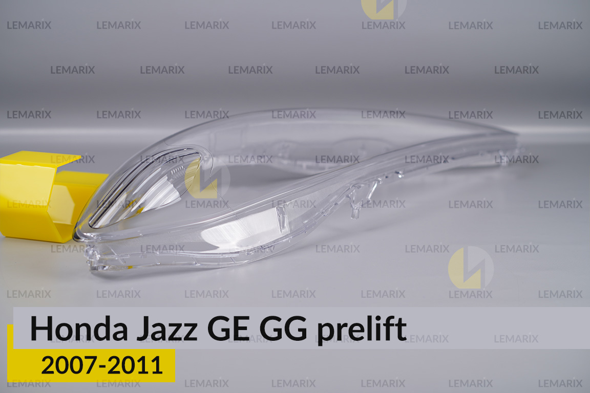 Скло фари Honda Jazz GE GG (2007-2011) дорест ліве