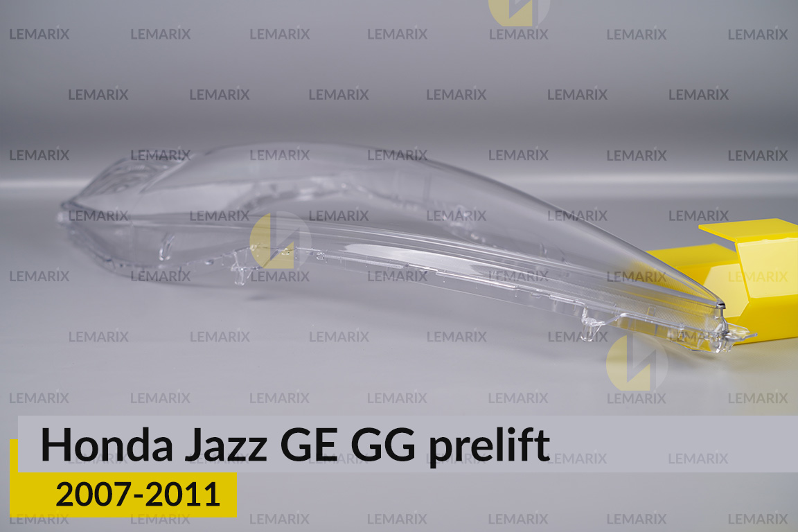 Скло фари Honda Jazz GE GG (2007-2011) дорест ліве