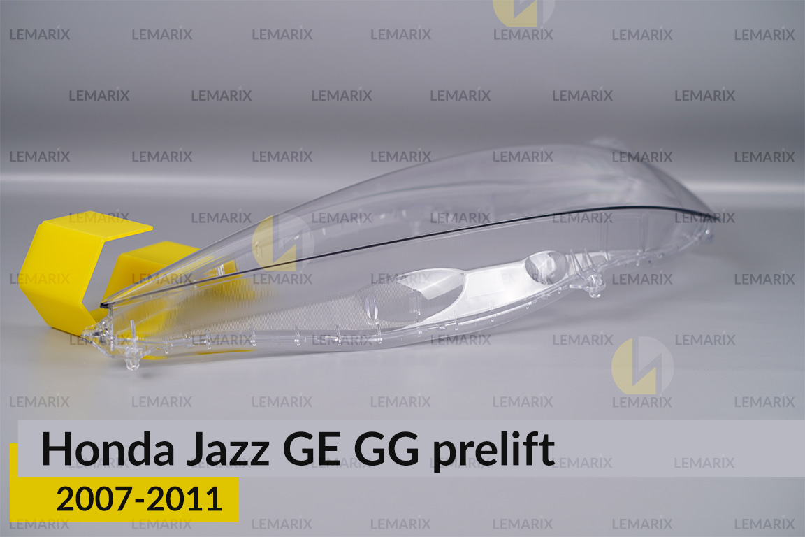 Скло фари Honda Jazz GE GG (2007-2011) дорест ліве
