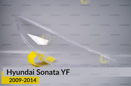 Скло фари Hyundai Sonata YF (2009-2014) праве
