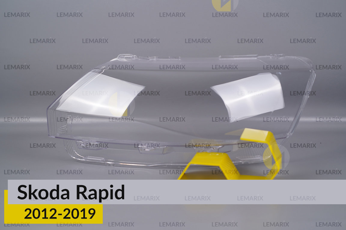 Стекло фары Skoda Rapid (2012-2019) левое