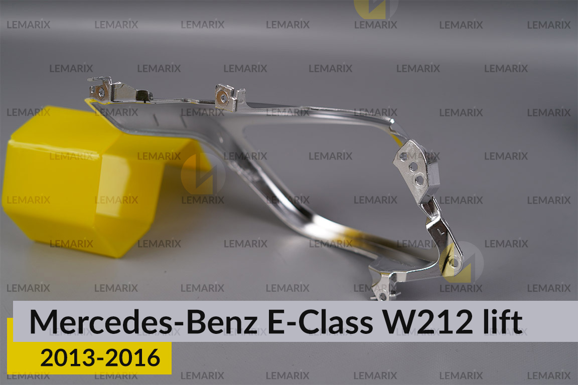 Хромированная декоративная маска линзы большая Mercedes-Benz E-Class W212 (2013-2016) рест левая