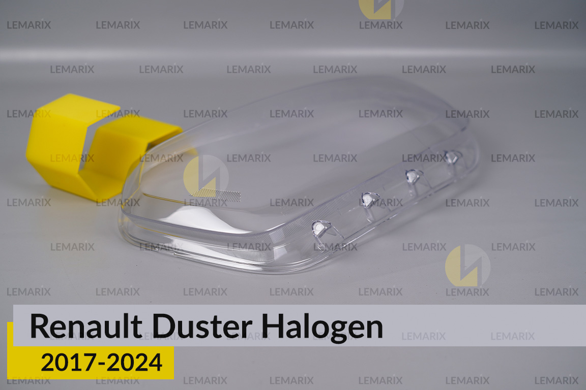 Стекло фары Renault Duster Halogen (2017-2024) левое