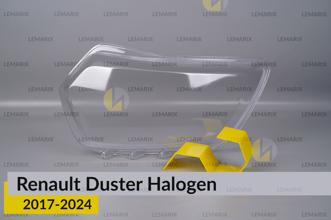 Стекло фары Renault Duster Halogen (2017-2024) левое