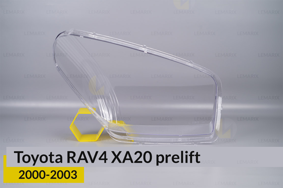 Стекло фары Toyota RAV4 XA20 (2000-2003) дорест левое