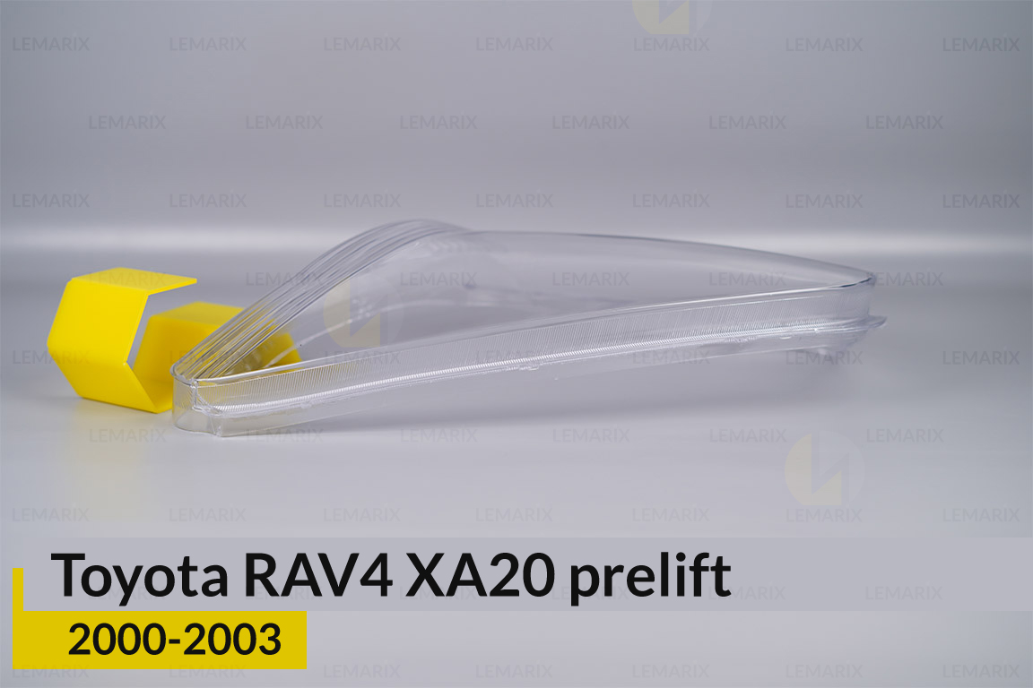 Стекло фары Toyota RAV4 XA20 (2000-2003) дорест левое