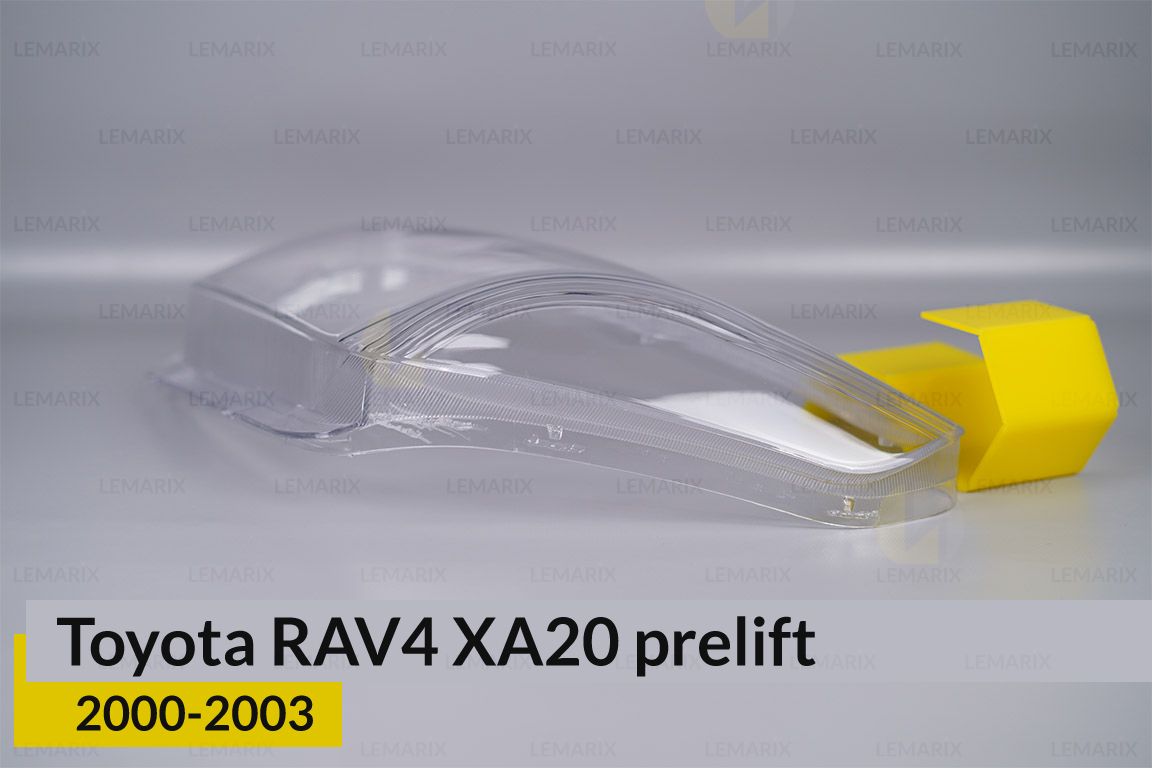 Стекло фары Toyota RAV4 XA20 (2000-2003) дорест левое