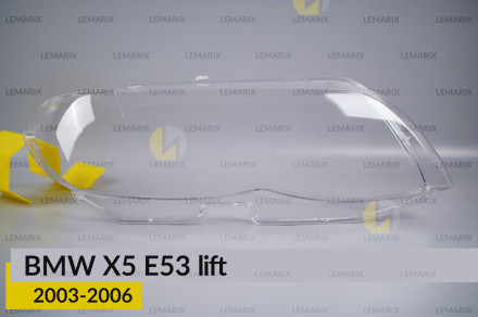Скло фари BMW X5 E53 (2003-2006) рест праве