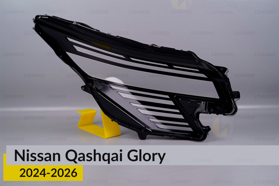 Стекло фары Nissan Qashqai Glory (2024-2026) левое