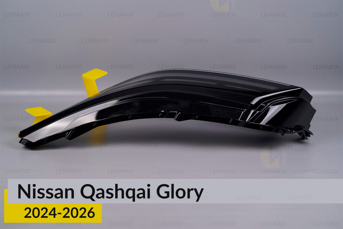 Стекло фары Nissan Qashqai Glory (2024-2026) левое