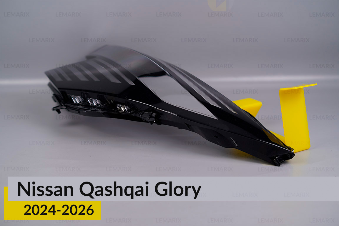 Стекло фары Nissan Qashqai Glory (2024-2026) левое
