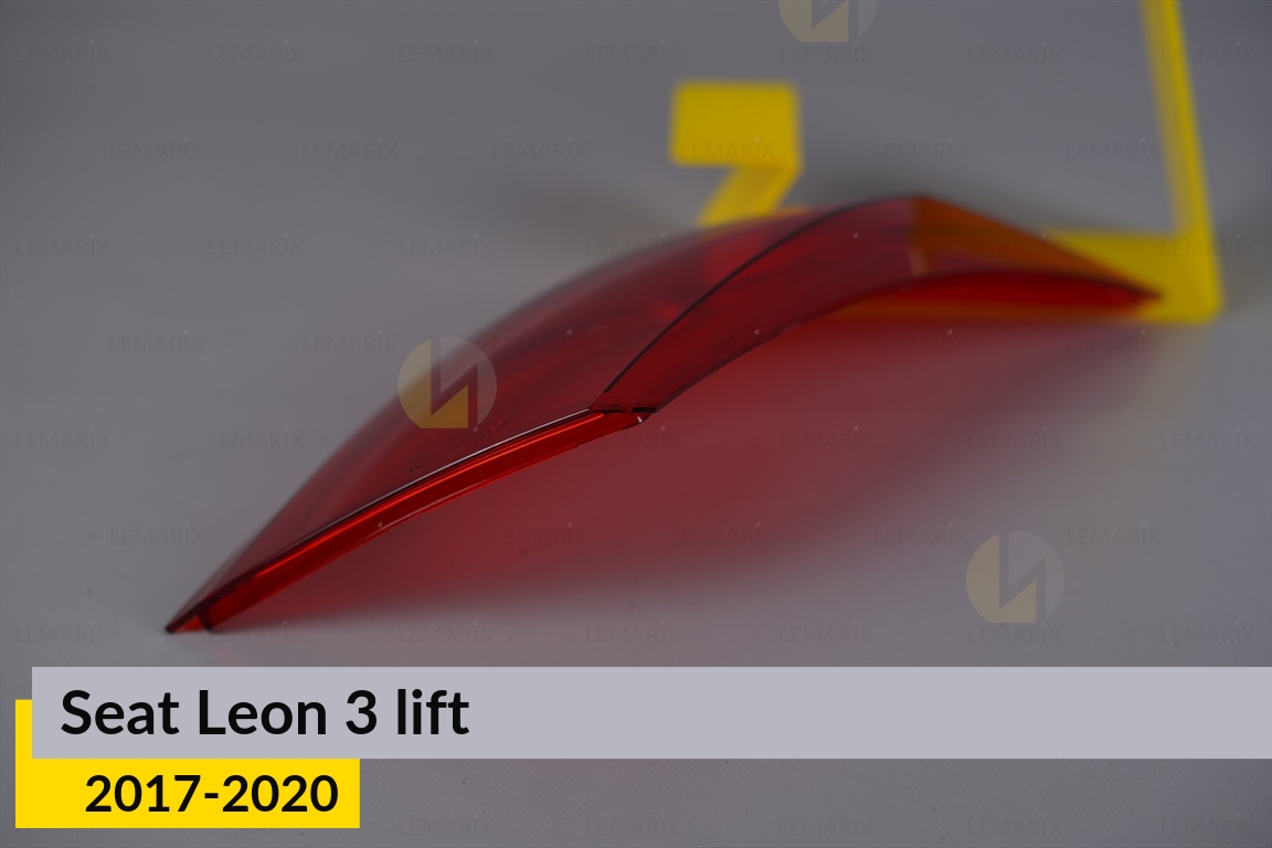 Скло заднього ліхтаря зовнішнє в крилі Seat Leon 3 (2017-2020) рест ліве