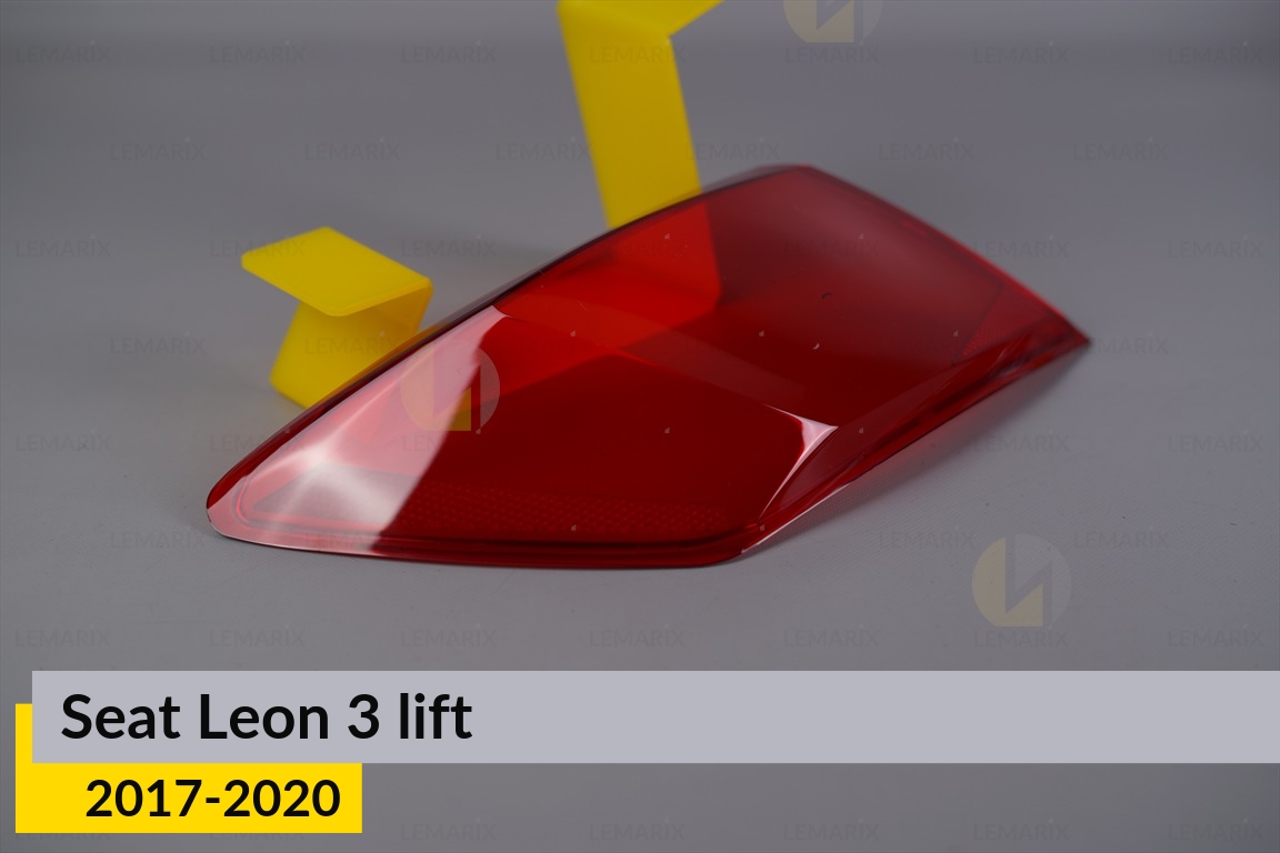Скло заднього ліхтаря зовнішнє в крилі Seat Leon 3 (2017-2020) рест ліве