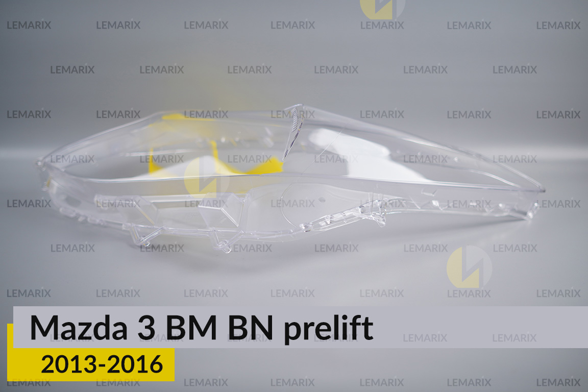 Скло фари Mazda 3 BM BN (2013-2016) дорест ліве