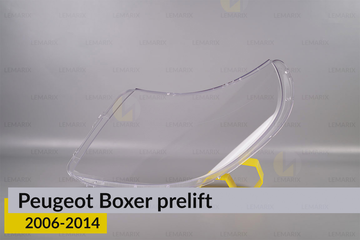Стекло фары Peugeot Boxer (2006-2014) дорест правое