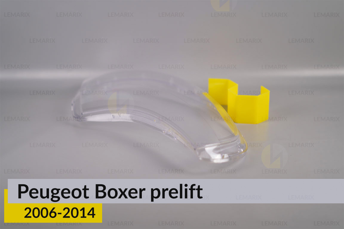 Стекло фары Peugeot Boxer (2006-2014) дорест правое