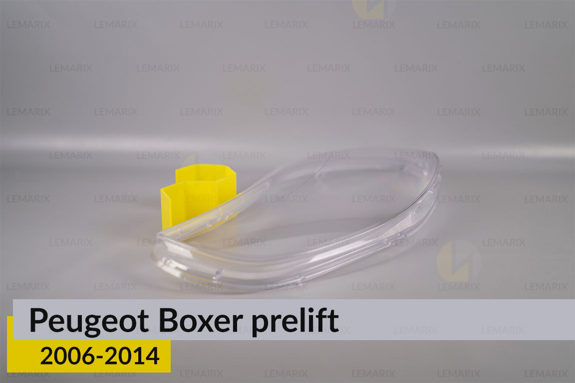 Стекло фары Peugeot Boxer (2006-2014) дорест правое
