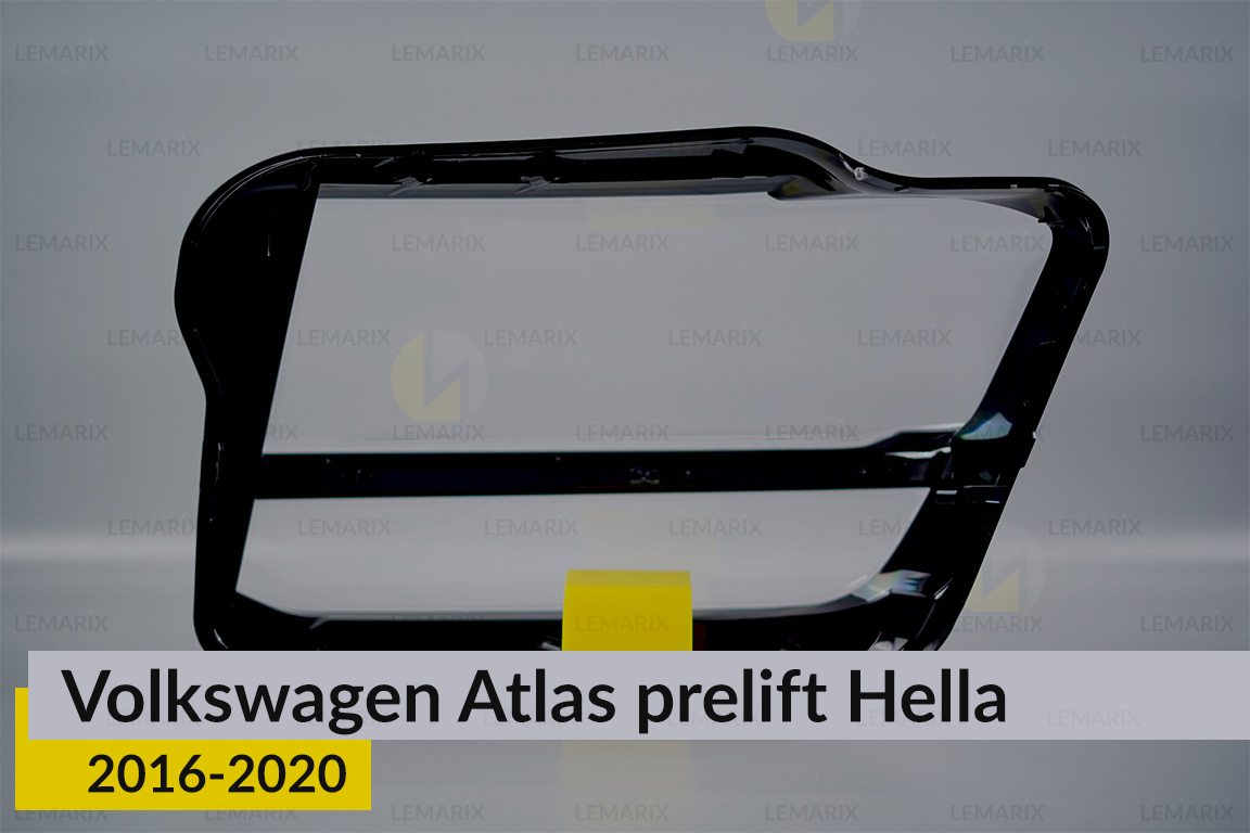 Стекло фары VW Volkswagen Atlas Hella (2016-2020) дорест правое