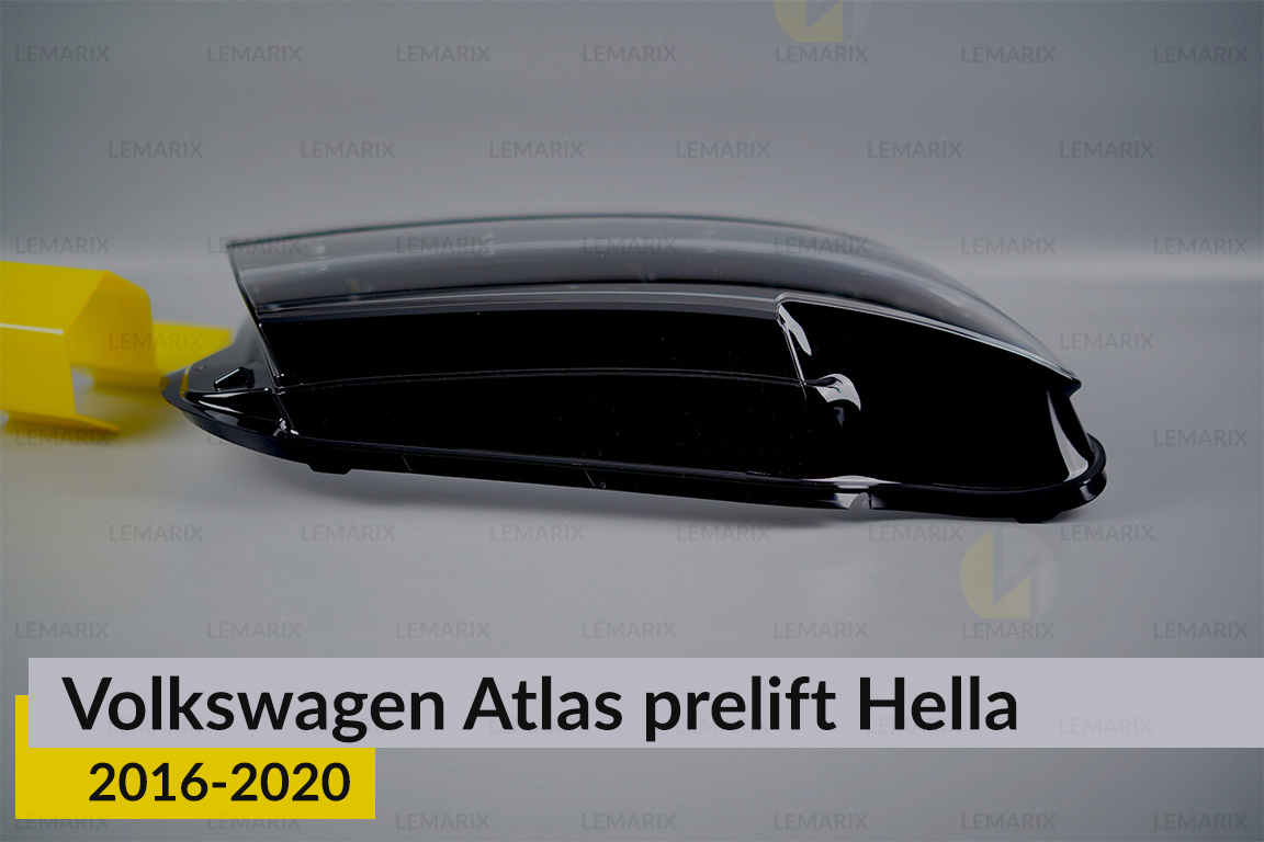 Стекло фары VW Volkswagen Atlas Hella (2016-2020) дорест правое