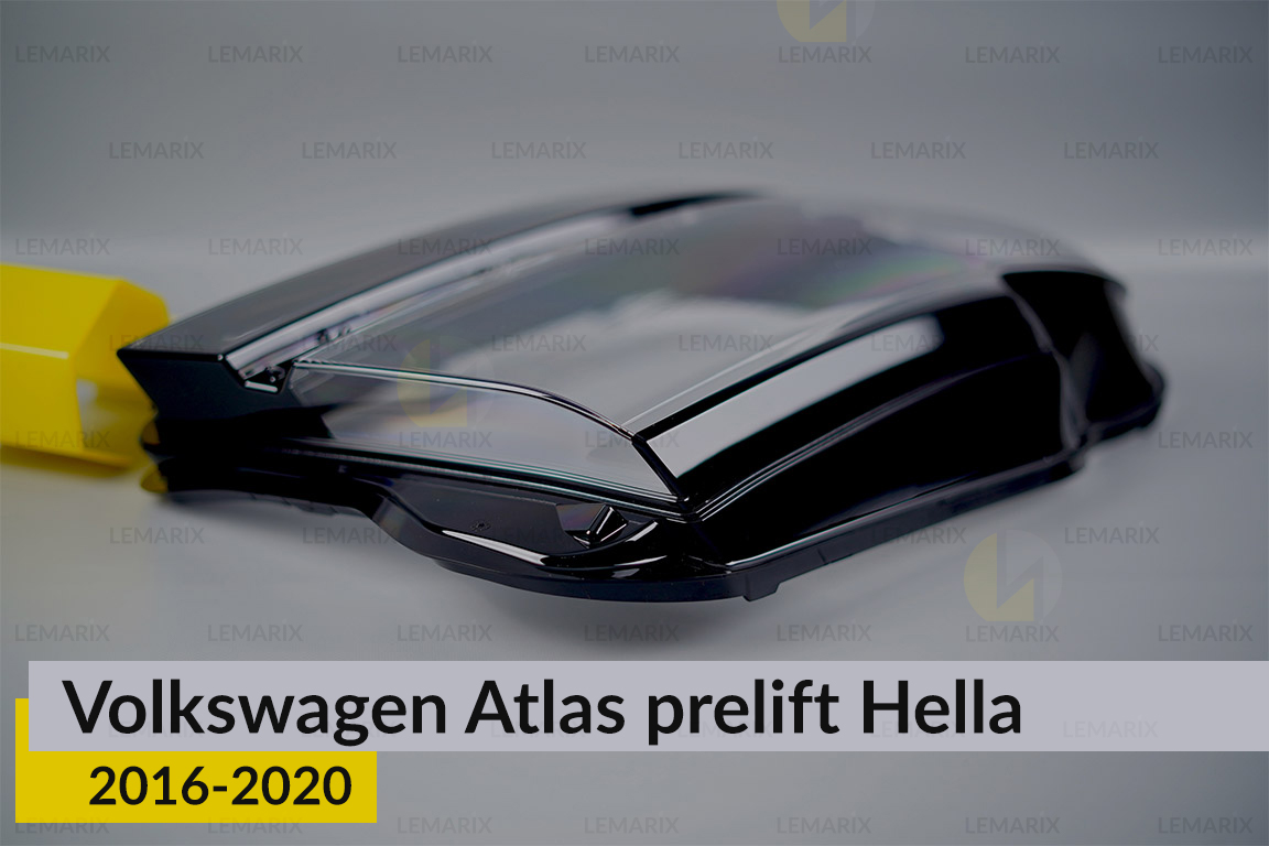 Стекло фары VW Volkswagen Atlas Hella (2016-2020) дорест правое