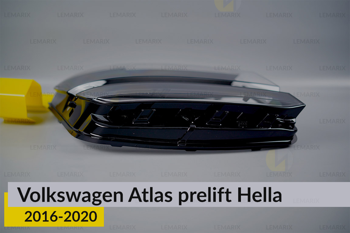 Стекло фары VW Volkswagen Atlas Hella (2016-2020) дорест правое