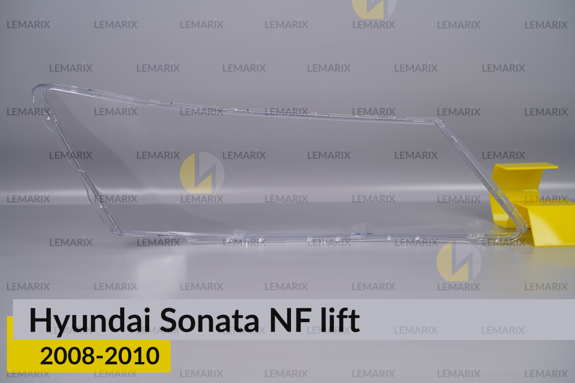 Стекло фары Hyundai Sonata NF (2008-2010) рест левое
