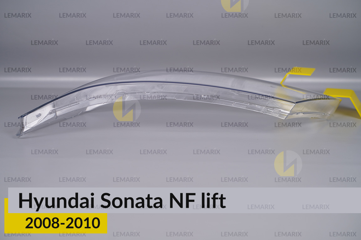 Стекло фары Hyundai Sonata NF (2008-2010) рест левое